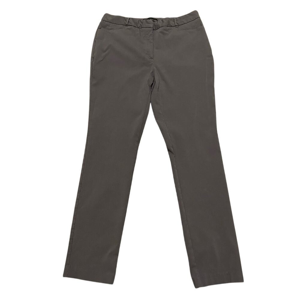 Sears Gray Chinos & Khakis Straight-Leg Pants Size 12